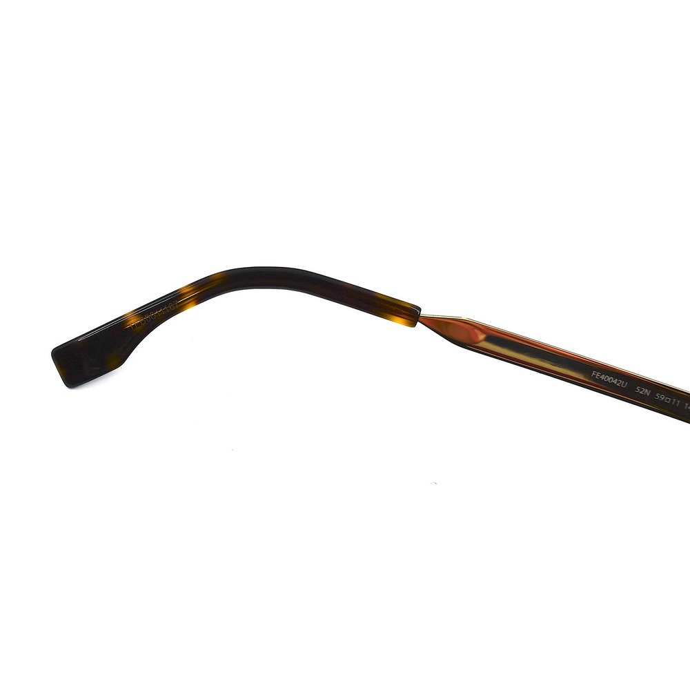 NEW FENDI FE40042U 52N DARK HAVANA/GOLD GREEN AUTHENTIC SUNGLASSES - Picture 13 of 14